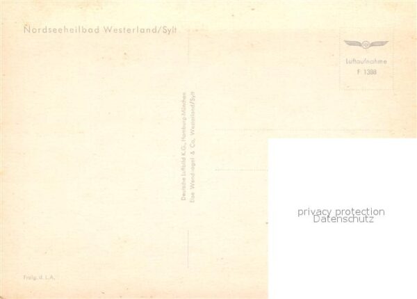 Westerland Sylt Fliegeraufnahme – Bild 2