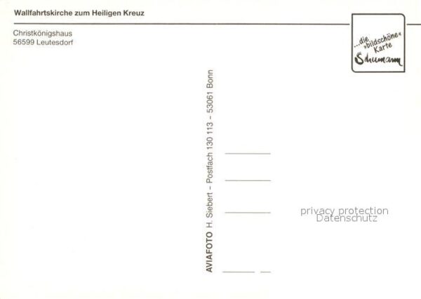 Leutesdorf Rhein Wallfahrtskirche zum Heiligen Kreuz – Bild 2