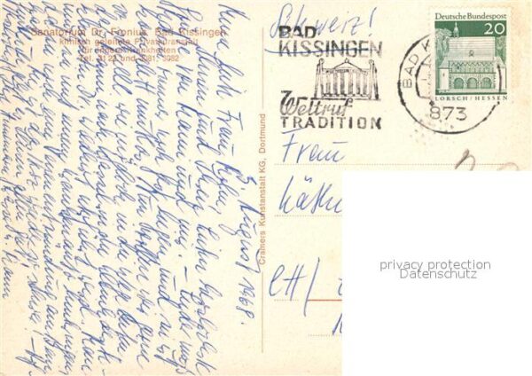 Bad Kissingen Sanatorium Dr. Fronius – Bild 2