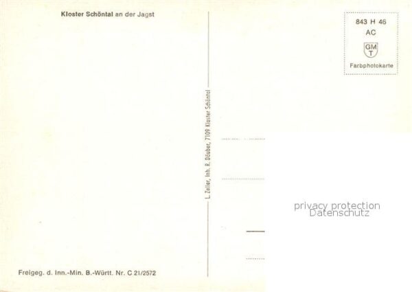 Schoental Jagst Fliegeraufnahme Kloster – Bild 2