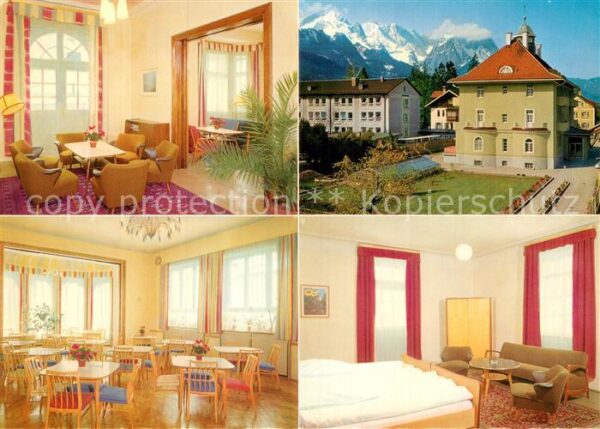 Garmisch-Partenkirchen Bundesbahn-Erholungsheim Haus Gartenhei