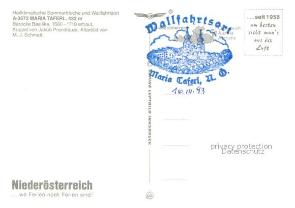 Maria Taferl Barocke Basilika Fliegeraufnahme – Bild 2