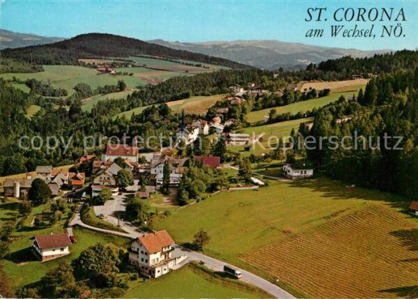 St Corona Wechsel Fliegeraufnahme Barocke Wallfahrtskirch