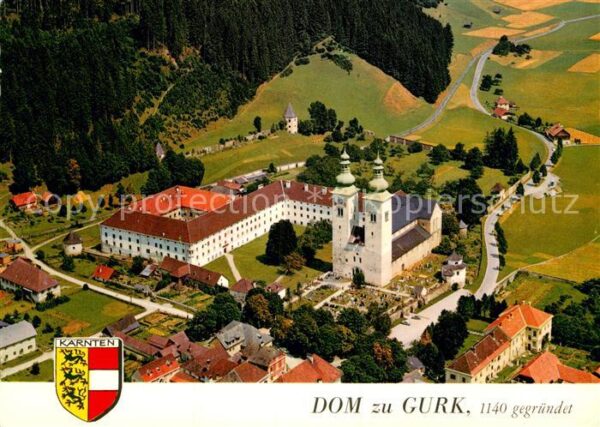 Gurk Dom Fliegeraufnahme