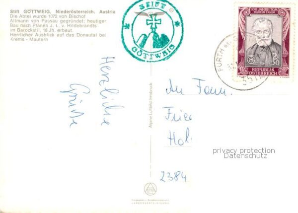 Furth Goettweig Stift Göttweig Fliegeraufnahme – Bild 2