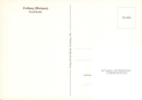 Freiburg Breisgau Stadthalle – Bild 2