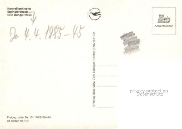 Bengel Karmelitenkloster Springiersbach – Bild 2