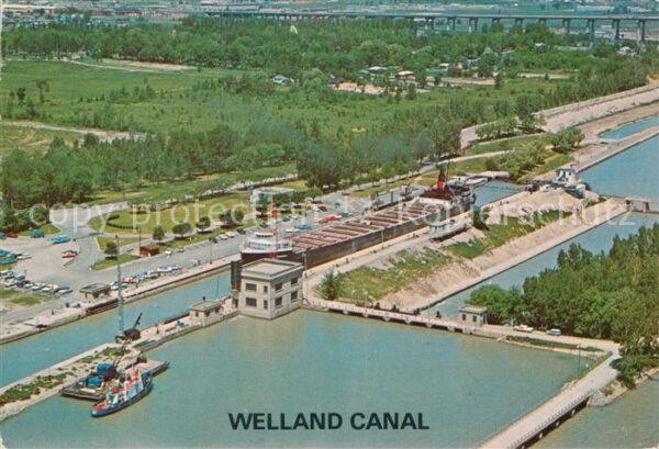St Catharines Bird_s eye view of Lock No 3 Welland Ca