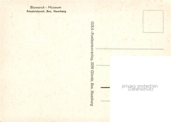 Friedrichsruh Hamburg Bismarck Museum – Bild 2