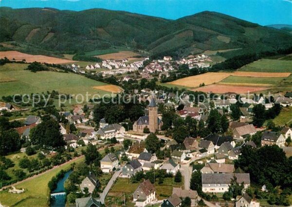 Lennestadt Luftkurort Fliegeraufnahme
