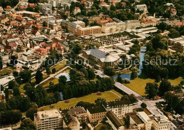 Bad Kissingen Regentenbau mit Rosengarten und Saale F