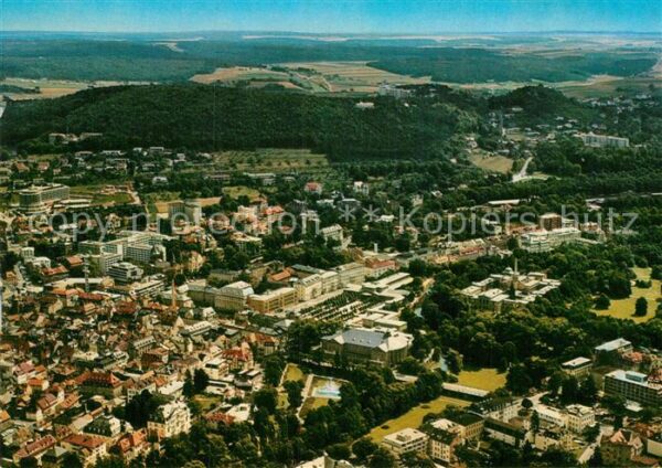 Bad Kissingen Regentenbau mit Rosengarten Fliegeraufn