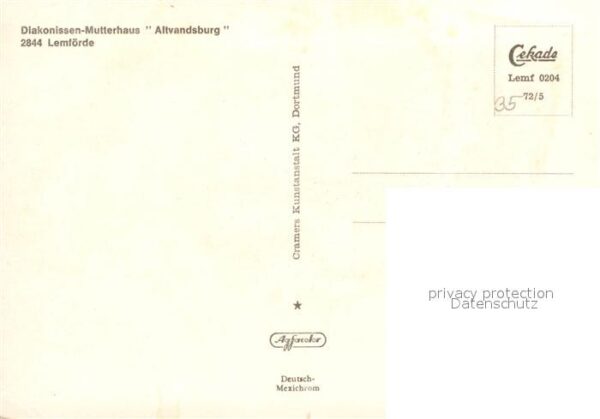 Lemfoerde Diakonissen Mutterhaus Altvandsburg – Bild 2