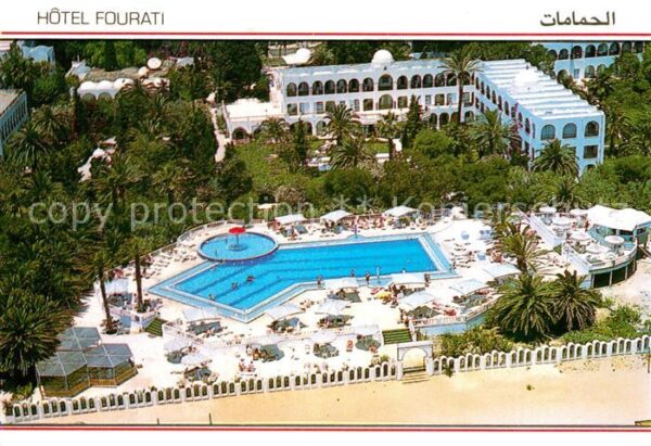 Hammamet Hotel Fourati Swimming Pool Fliegeraufn