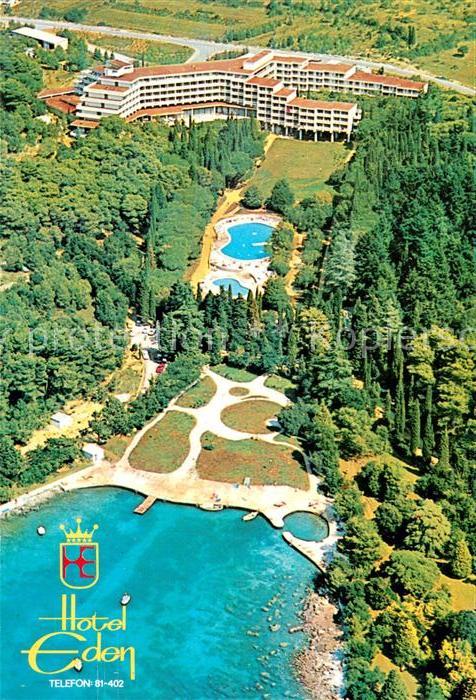 Rovinj Istrien Hotel Eden Bucht Fliegeraufnahme