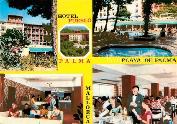 Palma de Mallorca Hotel Pueblo Restaurant Bar Swimming Po