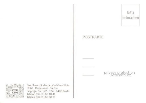 Fulda Hotel Lenz Eingang Nachtaufnahme – Bild 2