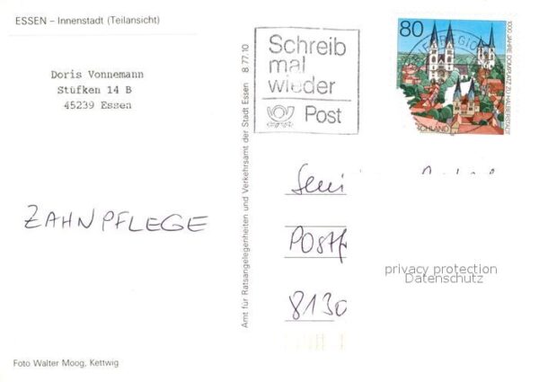 Essen Ruhr Innenstadt Fliegeraufnahme – Bild 2