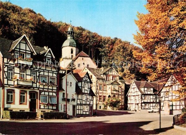 Bad Sooden-Allendorf Wendischer Markt Fachwerkhäuser Herbsts