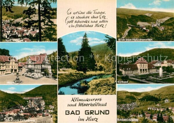 Bad Grund Blick vom Knollen Hübichenstein Eichelb