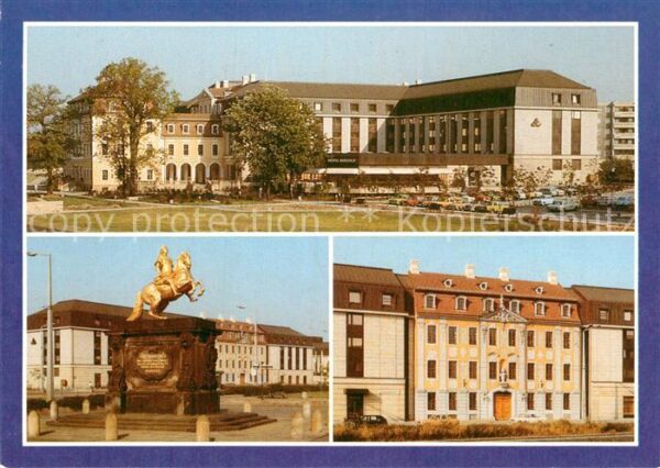 Dresden Hotel Bellevue Reiterstandbild Denkmal