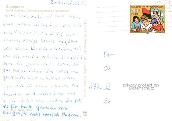 Zeulenroda-Triebes Kreiskulturhaus Deutsch Sowjetische Fre – Bild 2