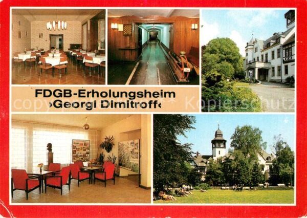 Wernigerode Harz FDGB Erholungsheim Georgi Dimitroff Keg