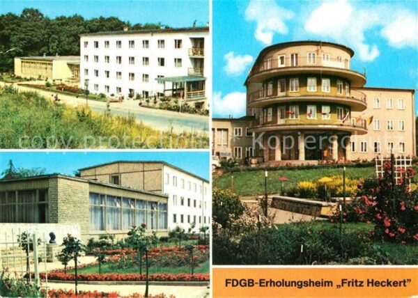 Gernrode Harz FDGB Erholungsheim Fritz Heckert Luftku