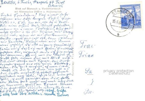 Stanzach Tirol und Vorderhornbach mit Klimmspitze und – Bild 2