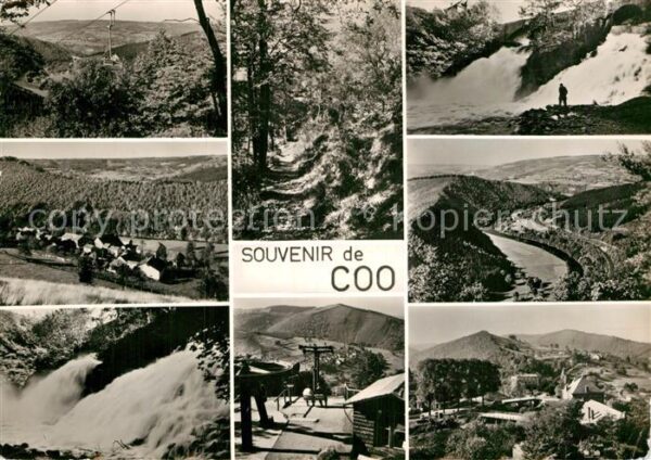 Coo Stavelot Landschaftspanorama Bergbahn Bergstatio