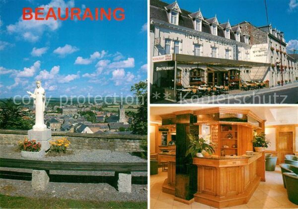 Beauraing Hotel de l'Aubepine Statue