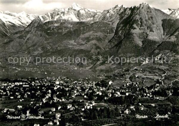 Meran Merano Panorama Alpen
