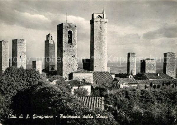 San Gimignano Panorama dalla Rocca Torri