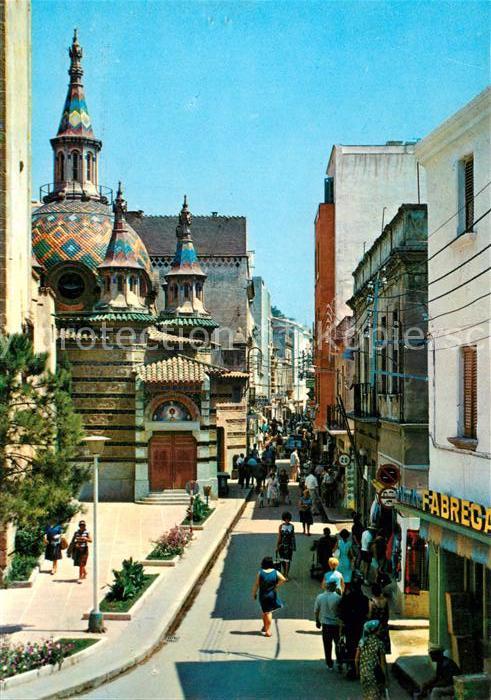 Lloret de Mar Calle e iglesia
