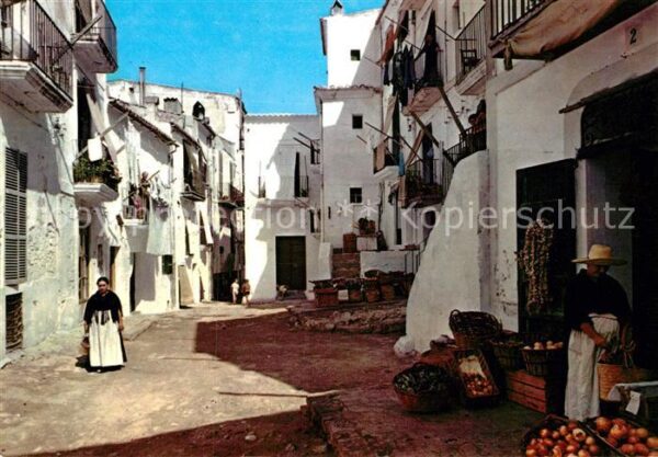 Ibiza Islas Baleares Calle tipica