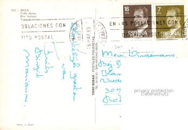 Ibiza Islas Baleares Calle tipica – Bild 2