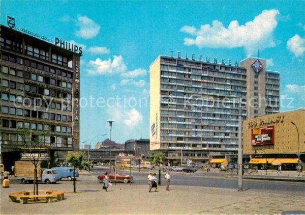 Berlin Breitscheidplatz Telefunken Hochhaus Zo