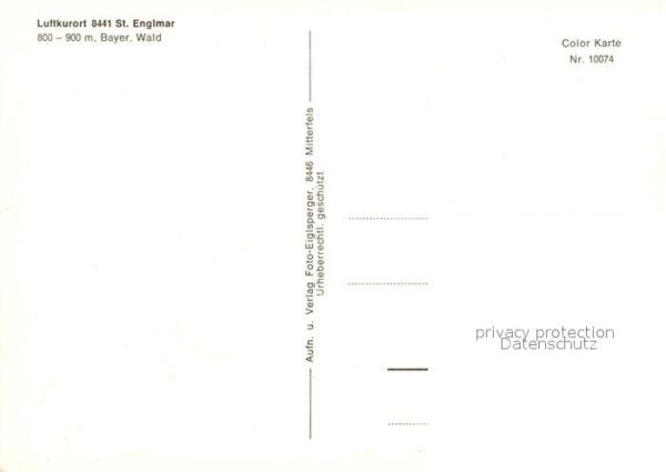 St Englmar Teilansicht Luftkurort im Bayerischen W – Bild 2