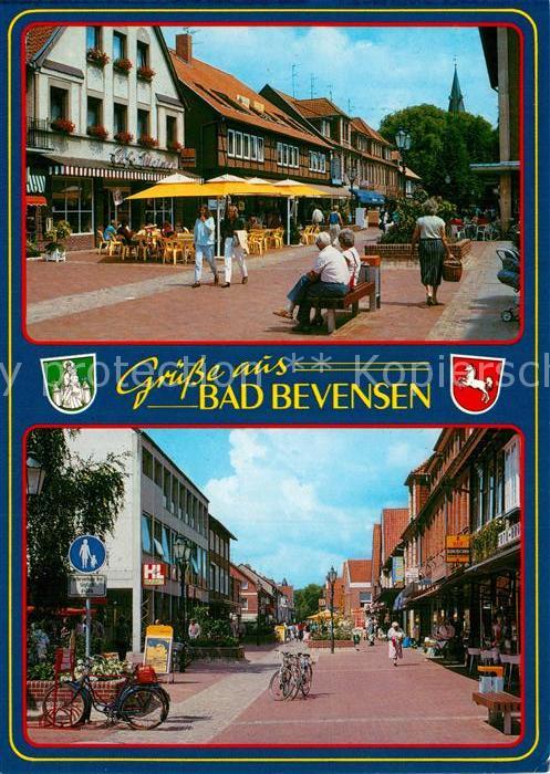 Bad Bevensen Fussgängerzone Strassencafes
