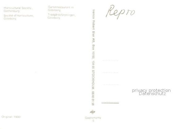 Goeteborg Horticultural Society Gartenrestaurant – Bild 2