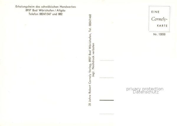 Bad Woerishofen Erholungsheim des schwäbischen Handwerk – Bild 2