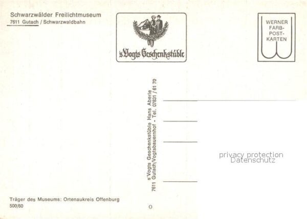 Gutach Schwarzwald Schwarzwälder Freilichtmuseum Lorenzenh – Bild 2