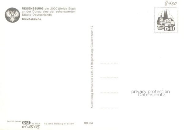 Regensburg 2000jährige Stadt an der Donau Ulrichsk – Bild 2