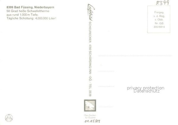 Bad Fuessing Schwefeltherme Fliegeraufnahme – Bild 2