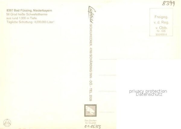 Bad Fuessing Fliegeraufnahme – Bild 2