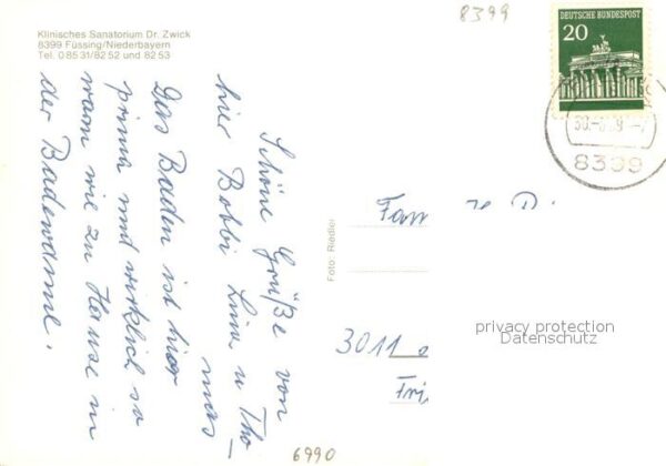 Bad Fuessing Klinisches Sanatorium Dr Zwick Johannes – Bild 2