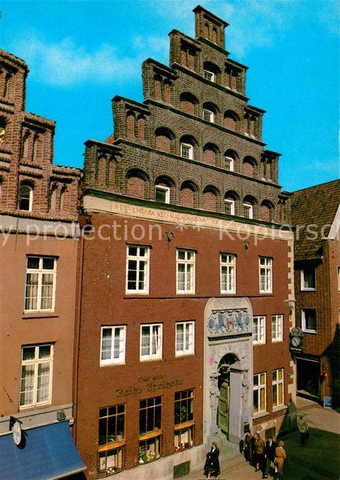 Lueneburg Alte Rathsapotheke 16. Jhdt. Renaissanc
