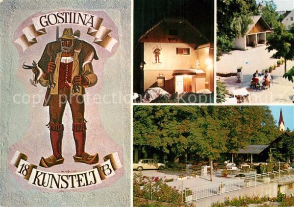Radovljica Gorenjska Gostilna Kunstelj Restaurant Gartenterr