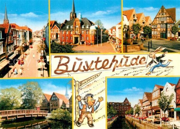 Buxtehude Teilansichten Altstadt Fussgängerzone K