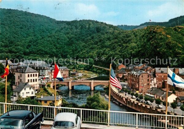 La Roche-en-Ardenne Vue sur le Pont de Liege